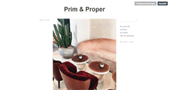 Desktop Screenshot of primandproper.tumblr.com