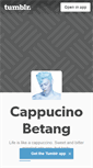 Mobile Screenshot of capucinobetang.tumblr.com