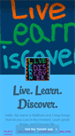 Mobile Screenshot of livelearndiscover.tumblr.com