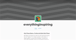 Desktop Screenshot of everythinginspiring.tumblr.com