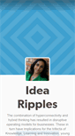 Mobile Screenshot of idearipples.tumblr.com