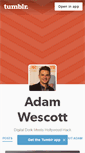 Mobile Screenshot of adamwescott.tumblr.com