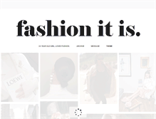 Tablet Screenshot of fashionitis.tumblr.com
