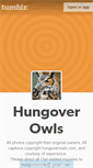 Mobile Screenshot of hungoverowls.tumblr.com