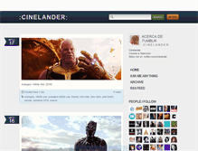 Tablet Screenshot of cinelander.tumblr.com