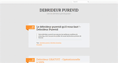 Desktop Screenshot of debrideur.tumblr.com