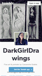 Mobile Screenshot of darkgirldrawings.tumblr.com