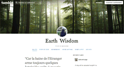 Desktop Screenshot of earthwisdom.tumblr.com