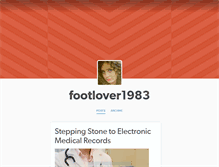 Tablet Screenshot of footlover1983.tumblr.com