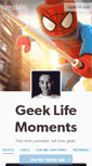 Mobile Screenshot of geeklifemoments.tumblr.com