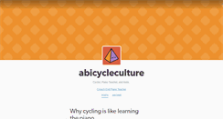 Desktop Screenshot of abicycleculture.tumblr.com