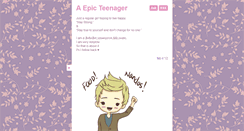 Desktop Screenshot of epic-teenager.tumblr.com