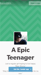 Mobile Screenshot of epic-teenager.tumblr.com