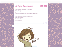 Tablet Screenshot of epic-teenager.tumblr.com