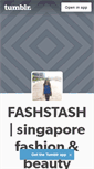 Mobile Screenshot of fashstash.tumblr.com
