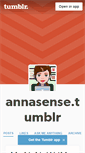 Mobile Screenshot of annasense.tumblr.com