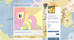 Desktop Screenshot of geographicalponies.tumblr.com