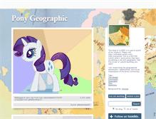 Tablet Screenshot of geographicalponies.tumblr.com