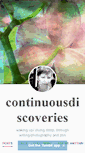 Mobile Screenshot of continuousdiscoveries.tumblr.com
