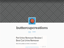 Tablet Screenshot of buttercupcreations.tumblr.com