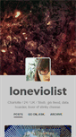 Mobile Screenshot of loneviolist.tumblr.com