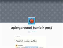 Tablet Screenshot of apingaround.tumblr.com