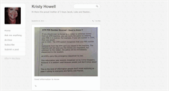 Desktop Screenshot of kristyhowell.tumblr.com