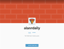 Tablet Screenshot of alanrdaily.tumblr.com