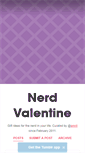 Mobile Screenshot of nerdvalentine.tumblr.com