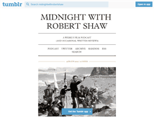 Tablet Screenshot of midnightwithrobertshaw.tumblr.com