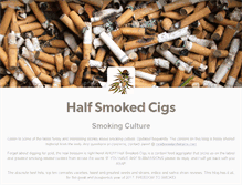 Tablet Screenshot of halfsmokedcigs.tumblr.com