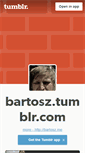 Mobile Screenshot of bartosz.tumblr.com