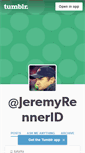 Mobile Screenshot of jeremyrennerid.tumblr.com