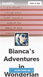 Mobile Screenshot of bianca-in-wonderland.tumblr.com