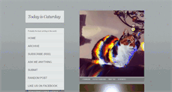 Desktop Screenshot of caturday.tumblr.com