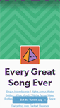 Mobile Screenshot of everygreatsongever.tumblr.com