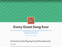 Tablet Screenshot of everygreatsongever.tumblr.com