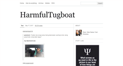 Desktop Screenshot of harmfultugboat.tumblr.com