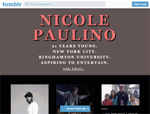 Tablet Screenshot of nicolepaulino.tumblr.com