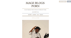 Desktop Screenshot of mageporn.tumblr.com