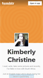 Mobile Screenshot of kimberlychristine.tumblr.com