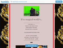 Tablet Screenshot of harry-ron-hermione-world.tumblr.com