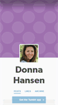 Mobile Screenshot of donnahansen.tumblr.com