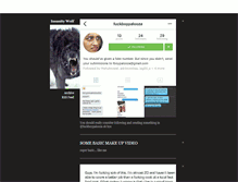 Tablet Screenshot of insanitywolf.tumblr.com