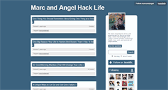 Desktop Screenshot of marcandangel.tumblr.com