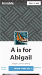 Mobile Screenshot of abigailquinn.tumblr.com