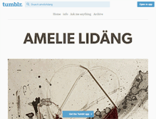 Tablet Screenshot of amelielidang.tumblr.com