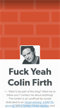 Mobile Screenshot of fyeahcolinfirth.tumblr.com