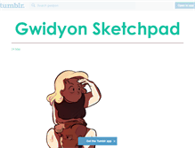 Tablet Screenshot of gwidyon.tumblr.com