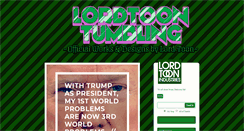 Desktop Screenshot of lordtoon.tumblr.com